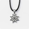 Оберег Алатырь из серебра (малый)